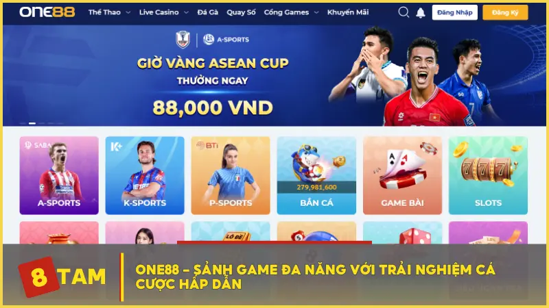 One88 - Sảnh game đa năng với trải nghiệm cá cược hấp dẫn