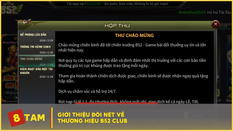 Giới thiệu đôi nét về thương hiệu B52 CLUB